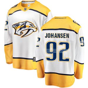 Herren Nashville Predators Eishockey Trikot Ryan Johansen #92 Breakaway Weiß Fanatics Branded Auswärts